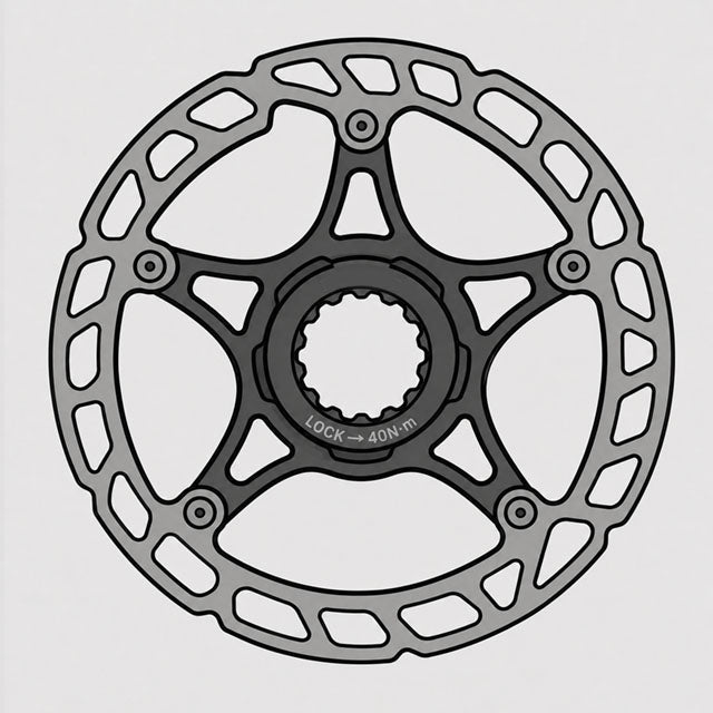 Befestigung: Centerlock