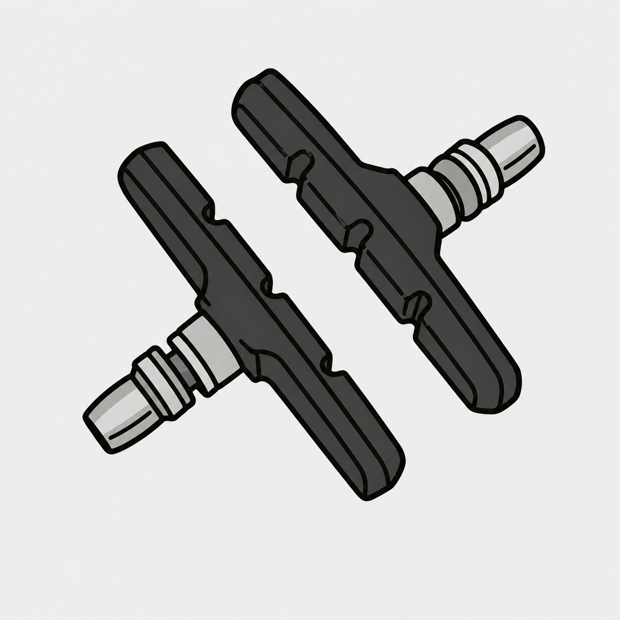 V-brake Felgen-Bremsbeläge universell