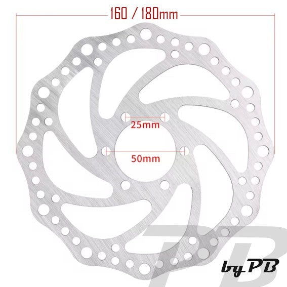 Bremsscheibe für Fahrrad Scheibenbremssysteme Edelstahl Disc Heavy Duty 160/180