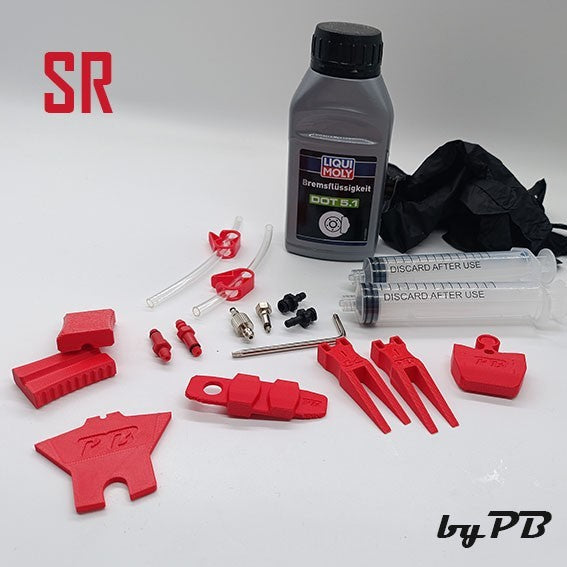 XXL Entlüftungskit für Sram Bremsen Service Kit inkl DOT 5.1 Guide, Code, XO, XX