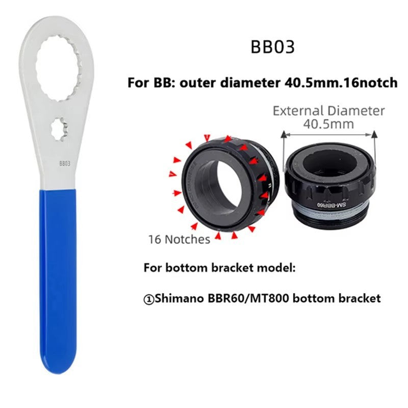 Montageschlüssel passt für Shimano Hollowtech 2 Truvativ Tretlager Werkzeug BB52