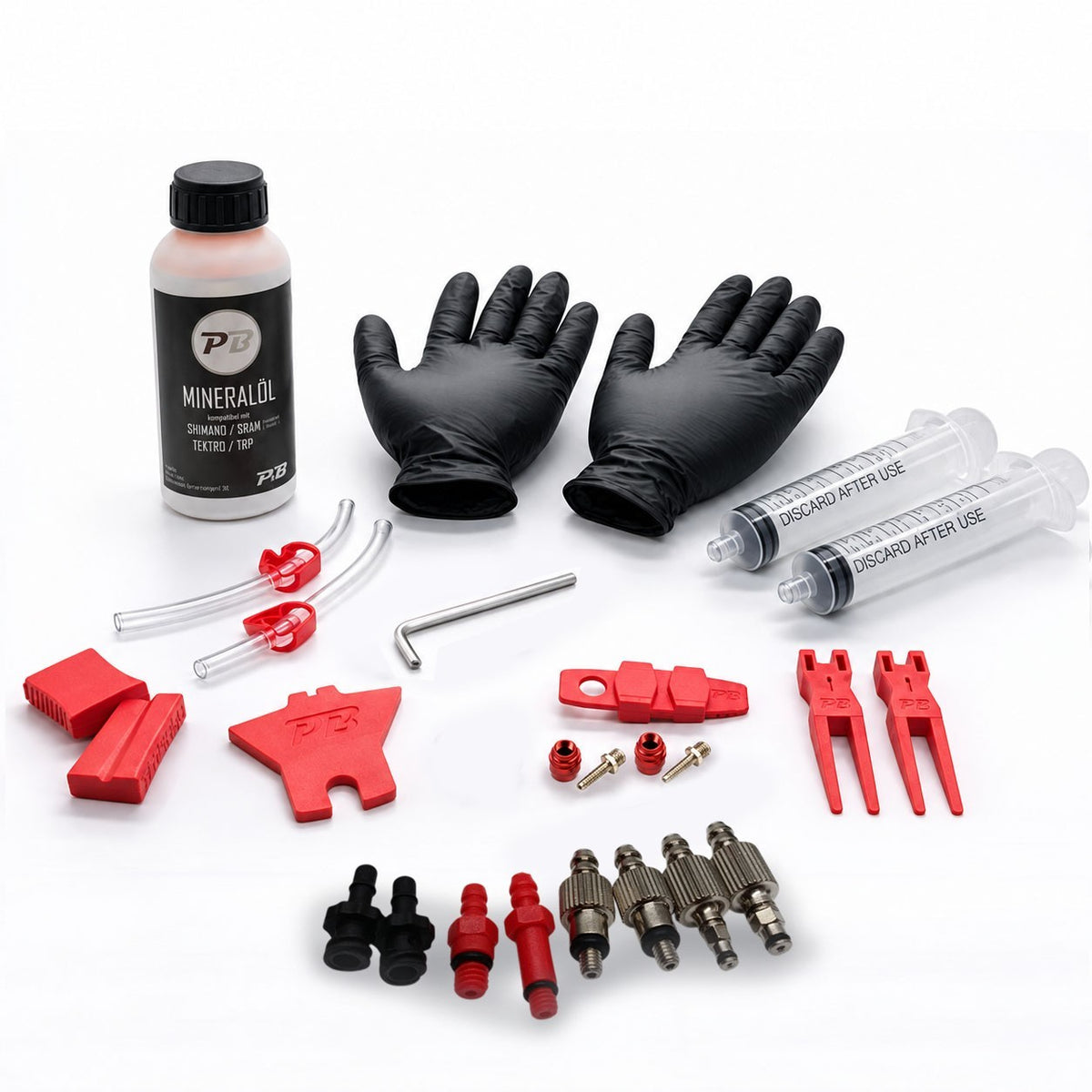 XXL Entlüftungskit für Sram Bremsen inkl Mineralöl -Maven DB8 Motive Service Kit