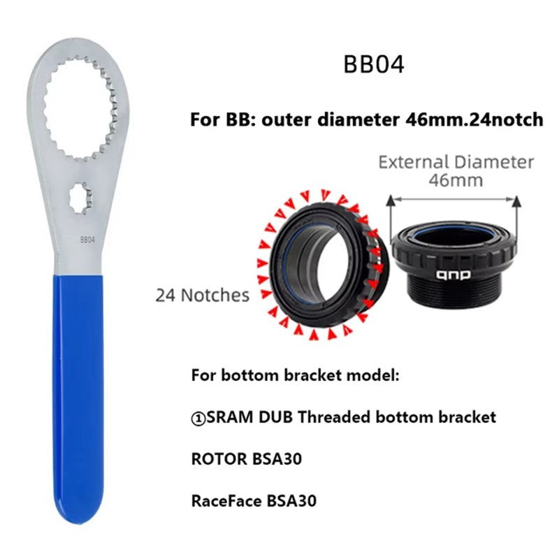 Montageschlüssel passt für Shimano Hollowtech 2 Truvativ Tretlager Werkzeug BB52