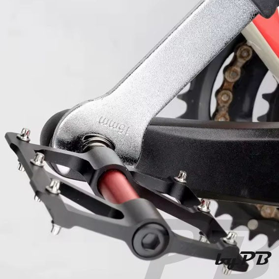 Pedalschlüssel Fahrrad Maulschlüssel für Pedale Werkzeug SW 15mm Konusschlüssel