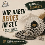 Fahrradkette Ersatz für Shimano 8/9/10/11 fach Schaltung 116 Glieder Kette Link