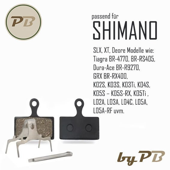 Bremsbeläge 2-Kolben passt für Shimano K04Ti, K05S, K03S, Dura-Ace, GRX, Tiagra
