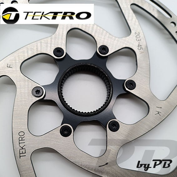 Tektro TR-35 Bremsscheibe Centerlock Ø203mm Lock Ring E-Bike Stärke 2,3mm CL