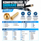 4 Paar Anschluss Set Leitung passend für Shimano SM-BH59, 62, 63, 96 für ST-M975