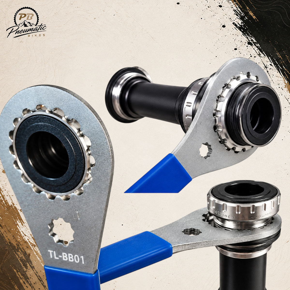 Montageschlüssel passt für Shimano Hollowtech 2 Truvativ Tretlager Werkzeug BB52