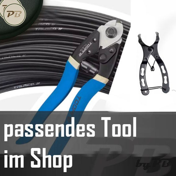 Bremse Bowdenzug Bremszug Außenhülle Bremszugset Innen+Außenzug Fahrrad 200cm