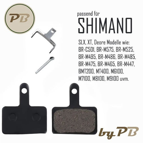 Bremsbeläge 2-Kolben passt für Shimano B05S-RX B01S BR-M 445 BR-MT200 MT400 uvm.