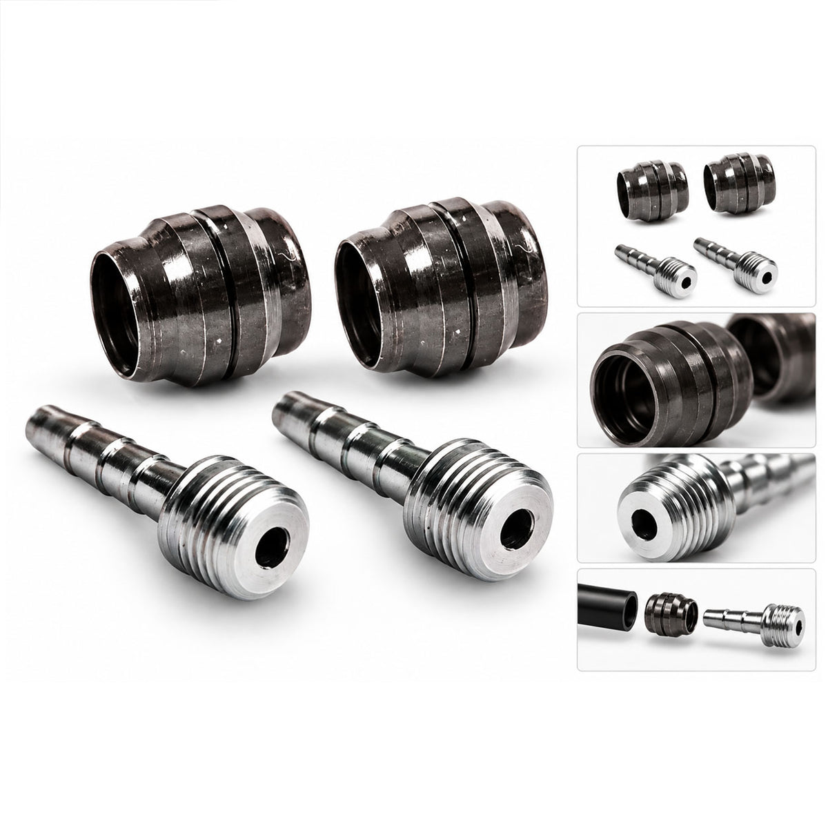 4x Klemmring Olive + Insert Pin Stützhülse passt für Magura  MT2 MT4 MT5 MT6 MT7