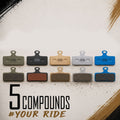 PB Bremsbeläge für Shimano G05A / G05S-RX G03 / G03A / SLX XT XTR - Mix Compound