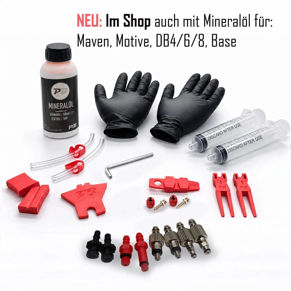 XXL Entlüftungskit für Sram Bremsen Service Kit inkl DOT 5.1 Guide, Code, XO, XX