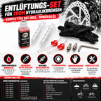 Entlüftungskit für Zoom Bremsen Service Kit inkl. Mineralöl + Handschuhe